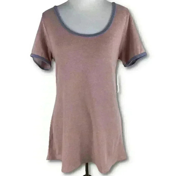 New Lularoe Classic T womans top size XS 4 tunic mauve blue - Picture 1 of 13